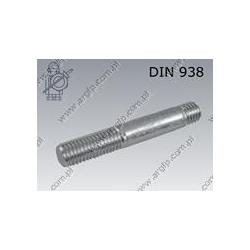 Stud bolt  (1d) M12×40-8.8 zinc plated  DIN 938