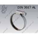 Hose clamp  150-170/9-W1   DIN 3017 AL