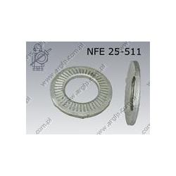 Contact washer  N picot 6,1(M 6)  fl Zn  NFE 25-511