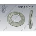 Contact washer  N picot 6,1(M 6)  fl Zn  NFE 25-511