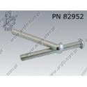 Round head rivet  6×16  zinc plated  PN 82952 per 500