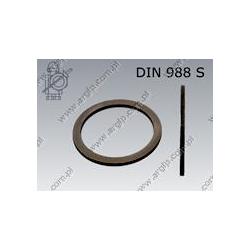 Support washer  80×100×3,5    DIN 988 SS