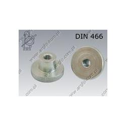 Knurled nut, high type  M 4-5 zinc plated  DIN 466