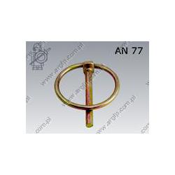 Linch pin  4,5  yellow zinc pl.  AN 77