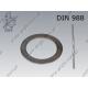 Shim washer  20×28×1-A2   DIN 988