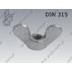 Wing nut  M12  zinc plated  ~DIN 315