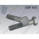 Hex bolt  M12×50-8.8U tZn  DIN 931