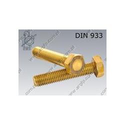 Hex bolt  M10×25-brass   DIN 933