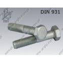 Hex bolt  M12×45-10.9 fl Zn  DIN 931