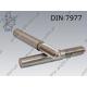 Taper pin with ext. thread  10×75    DIN 7977