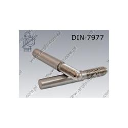 Taper pin with ext. thread  10×75    DIN 7977