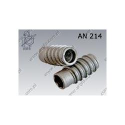 Concrete screw with hex head  M10  zinc plated  AN 214