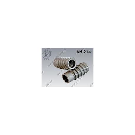 Concrete screw with hex head  M10  zinc plated  AN 214