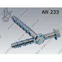 Hex washer head concrete anchor  8/10,5×130  zinc  AN 233