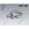 Lifting eye bolt  M12-C15 zinc plated  DIN 580
