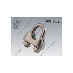 Wire rope clip  8-A4   DIN 741