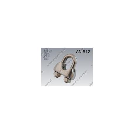 Wire rope clip  8-A4   DIN 741