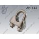 Wire rope clip  10-A4   DIN 741
