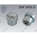 Grease nipple flush type drive-in (180)  5  zinc plated  DIN 3405 D