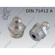 Grease nipple (180)  R 3/8  zinc plated  DIN 71412 A