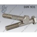 Hex bolt  M10×140-A2-70   DIN 931