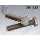 Hex bolt  M 6×12-A4-80   DIN 933