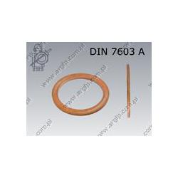 Sealling ring  8×12×1-Cu   DIN 7603 A