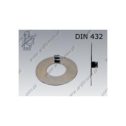 External tab washer  10,5(M10)  zinc plated  DIN 432