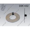 External tab washer  10,5(M10)  zinc plated  DIN 432