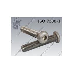Hexagon socket button head screw  FT M 3× 8-A2-70   ISO 7380-1