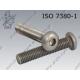 Hexagon socket button head screw  FT M 3×10-A2-70   ISO 7380-1