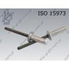Blind rivet sealed dome head  4× 8-Al/St   ISO 15973