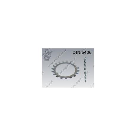 MB Lock washer  MB 4 (M20)  zinc plated  DIN 5406