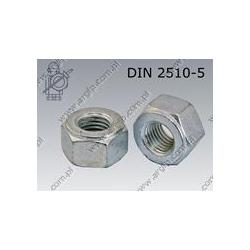 Nut for flanged joints  M24-42CrMo4 zinc plated  DIN 2510 NF