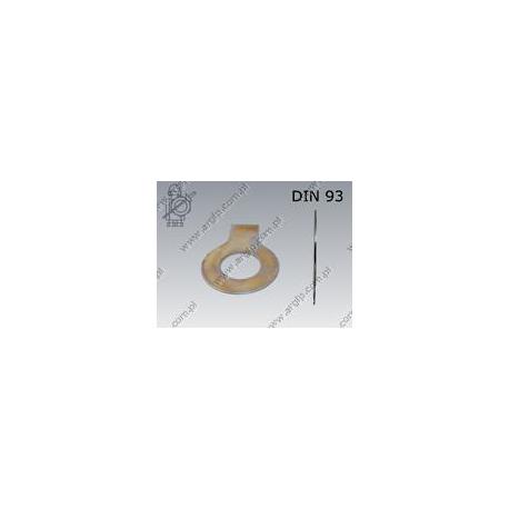 Tab washer  4,3(M 4)  zinc plated  DIN 93