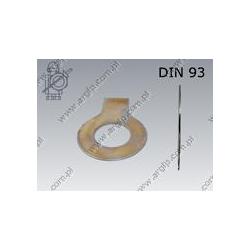 Tab washer  5,3(M 5)  zinc plated  DIN 93