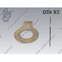 Tab washer  6,4(M 6)  zinc plated  DIN 93