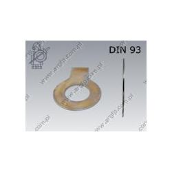 Tab washer  10,5(M10)  zinc plated  DIN 93
