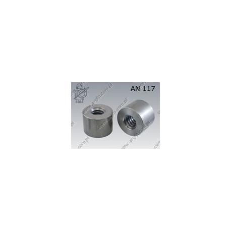 Cylindical trapezoidal nut  1,5d Tr20×4    AN 117