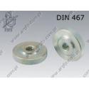 Knurled nut, thin type  M10-5 zinc plated  DIN 467