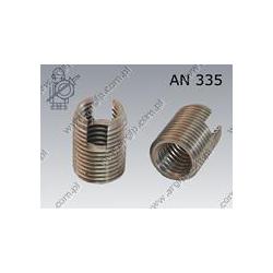 Self-tapping insert, slotted  M12-A1   AN 335