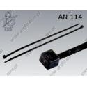 Cable tie  160×2,5  black  AN 114