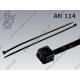 Cable tie  200×2,5  black  AN 114