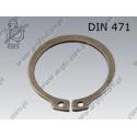 14 borgringen  as  22×1,2 rvs A4  DIN 471 per 50