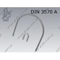 12 U-bolt  176/M16  zinc plated  ~DIN 3570 A per stuk