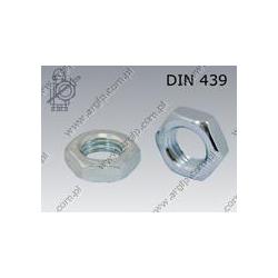 Hex thin nut  M30-05 zinc plated  DIN 439