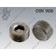 Hex socket plug  conical thread M42×2    DIN 906