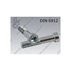 Hex socket head cap screw, low head  M10×45-08.8 zinc plated  DIN 6912