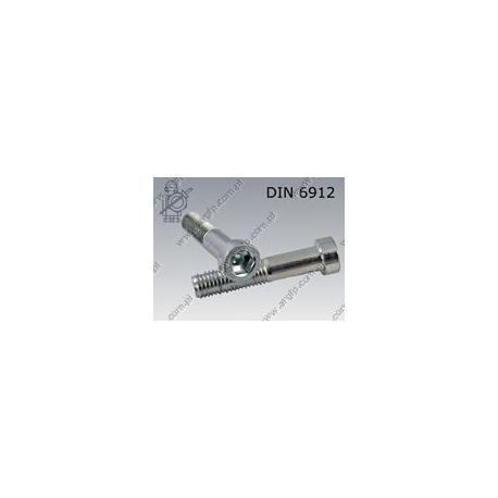 Hex socket head cap screw, low head  M10×45-08.8 zinc plated  DIN 6912