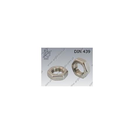Hex thin nut  M16×1-A2   DIN 439